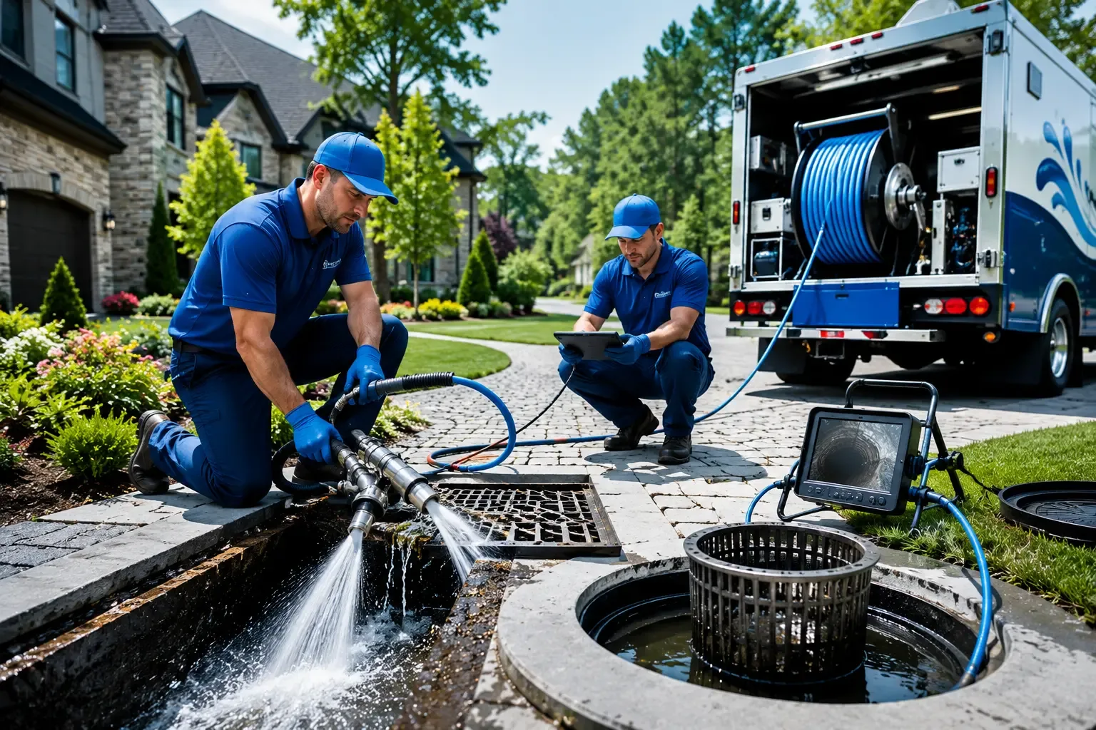 Local outdoor drain cleaning professionals in Battle Creek, IA