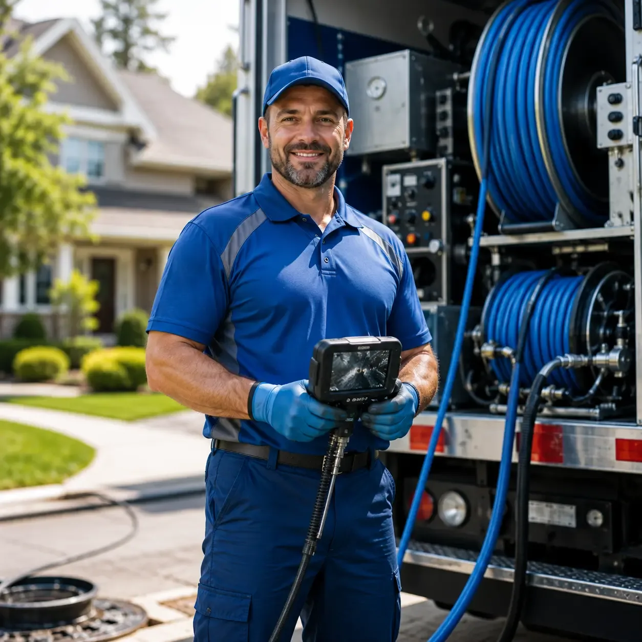 Local outdoor drain cleaning specialists in Battle Creek, IA